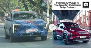 Mahindra XUV Coupe vs. Tata Curvv: Spy Shots Expose Design Contrasts