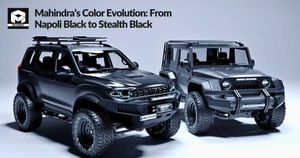 Mahindra's Color Evolution: From Napoli Black to Stealth Black
