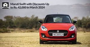 Maruti Swift with Discounts Up to Rs. 42,000 in March 2024