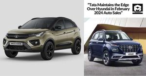 Tata Maintains the Edge Over Hyundai in February 2024 Auto Sales