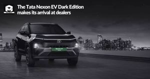 The Tata Nexon EV Dark Edition makes its arrival at dealers