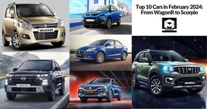 Top 10 Cars in February 2024: From WagonR to Scorpio