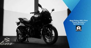 Bajaj Pulsar 400's First Teaser Reveals a Sportier Look