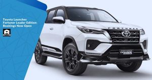 Toyota Launches Fortuner Leader Edition: Bookings Now Open