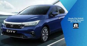 Honda City Hybrid Limited to Top-spec ZX Trim Only