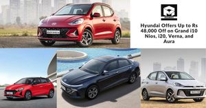 Hyundai Offers Up to Rs 48,000 Off on Grand i10 Nios, i20, Verna, and Aura