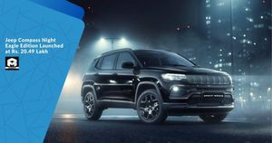 Jeep Compass Night Eagle Edition Launched at Rs. 20.49 Lakh