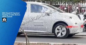 MG Cloud EV Spotted Testing in India Before 2025 Launch