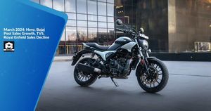 March 2024: Hero, Bajaj Post Sales Growth, TVS, Royal Enfield Sales Decline