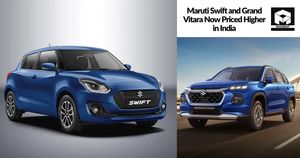 Maruti Swift and Grand Vitara Now Priced Higher in India