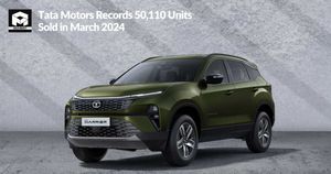 Tata Motors Records 50,110 Units Sold in March 2024