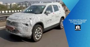 Tata Safari EV Spotted: Launch Anticipated Early 2025