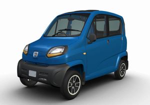 Bajaj Qute Blue