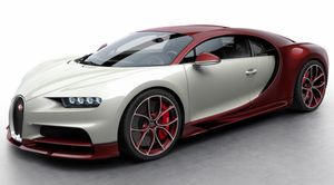 Bugatti Chiron Red-White