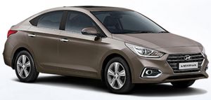 Hyundai Verna Sienna Brown