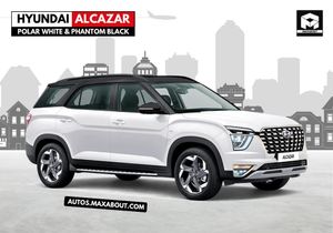 Hyundai Alcazar Polar White & Phantom Black