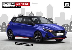 Hyundai i20 N Line Thunder Blue & Black