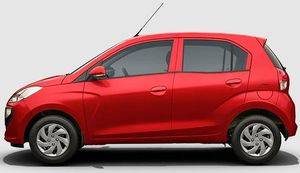 Hyundai Santro Fiery Red