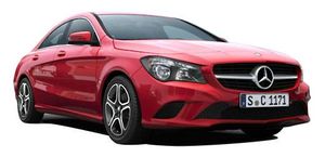 Mercedes-Benz CLA-Class Jupiter Red