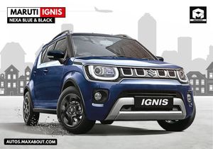 Maruti Nexa Ignis Nexa Blue & Black