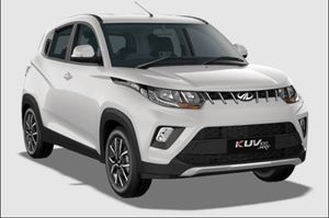 Mahindra KUV100 NXT New Pearl White