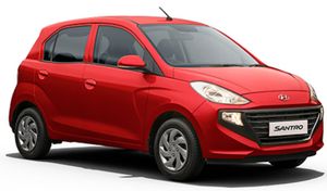 New Hyundai Santro Fiery Red