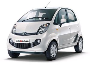 Tata Nano GenX Pearl White