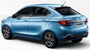 Tata Tigor Striker Blue