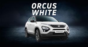 Tata Harrier Orcus White