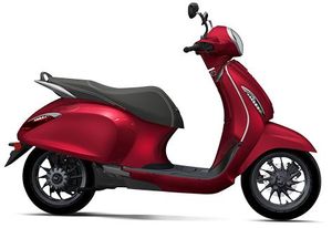 Bajaj Chetak Premium in Veluto Russo Color