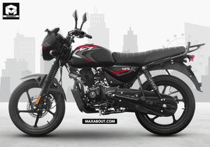 Bajaj CT125X Ebony Black with Red Decals