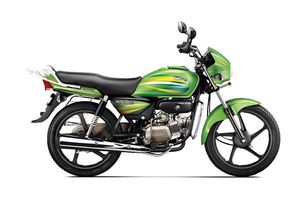 Hero Splendor Pro Black Alloys Green