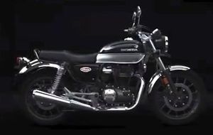 Honda Highness CB350 Black-White (Pro Model)