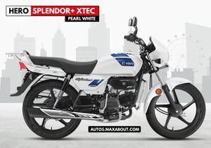 Splendor plus 2024 bike white colour