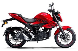 New Suzuki Gixxer 155 in Pearl Mira Red