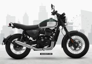 New Yezdi Scrambler 334 Mean Green