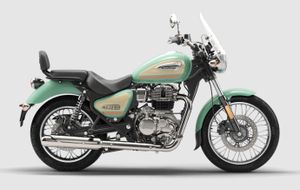 Royal Enfield Meteor 350 in Aurora Green Colour