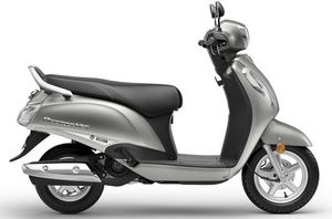 Suzuki Access 125 in Platinum Silver Color