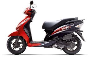 TVS Wego Dual Tone Red