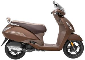 TVS Jupiter Classic in Autumn Brown Color