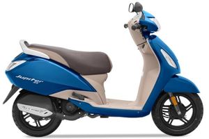 TVS Jupiter ZX in Starlight Blue Colour