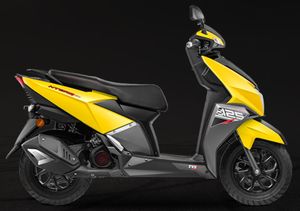 TVS NTorq 125 in Matte Yellow Color