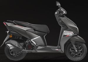 TVS NTorq 125 in Metallic Grey Color