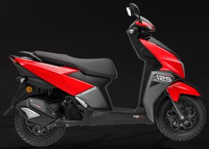 TVS NTorq 125 in Metallic Red Color