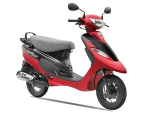 TVS Scooty Pep+ in Coral Matte Color