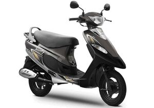 TVS Scooty Pep+ in Frosted Black Color