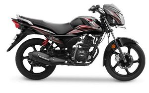 TVS Victor 110 Balanced Black Red