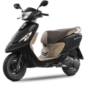 TVS Zest 110 in Matte Black Color