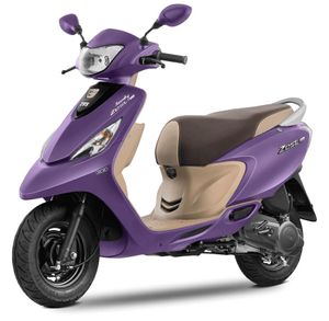 TVS Zest 110 in Matte Purple Color