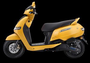 TVS iQube S Lucid Yellow